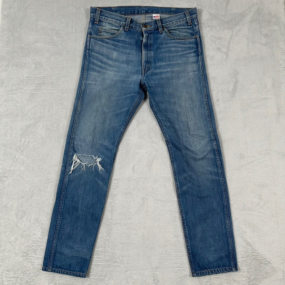 Levis Vintage Clothing 606 1969 Orange Tab LVC BIG E 33X32 fits 36x30 USA MiUSA